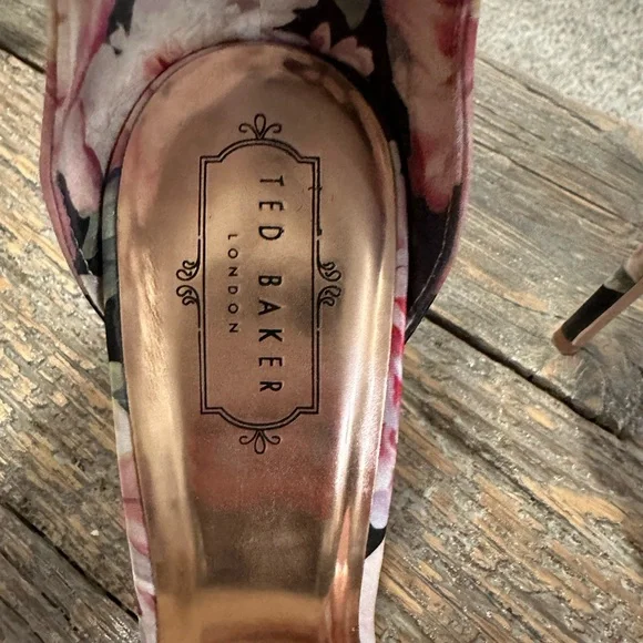 Ted Baker Floral Heels - Sz 40.5 - Picture 3 of 7